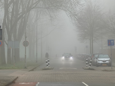 Code geel in Groningen, Drenthe en Overijssel vanwege dichte mist