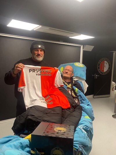 Laatste wens van Feyenoord-fan Rene (61) uit Haaksbergen in vervulling