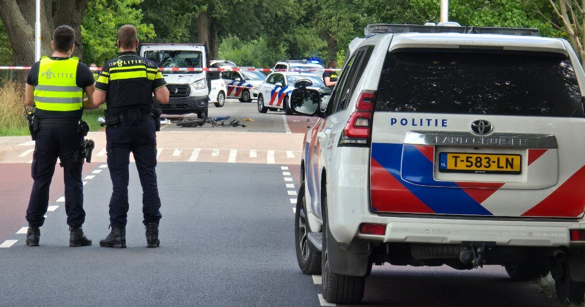 Fietser overleden na botsing met bestelbus in de Achterhoek.