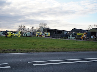 Dode bij ongeluk op boerenerf: slachtoffer zat op de fiets
