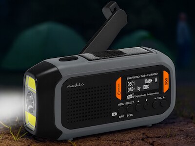 Draagbare radio incl. noodfuncties - Nedis