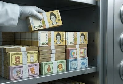Zuid-Koreaanse bankmanager rooft kluis leeg en ruilt biljetten om voor nepgeld met dierenplaatjes