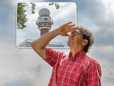 Oud-weerman Peter Timofeeff moet er niet aan denken dat de witte bol voorgoed van het KNMI verdwijnt