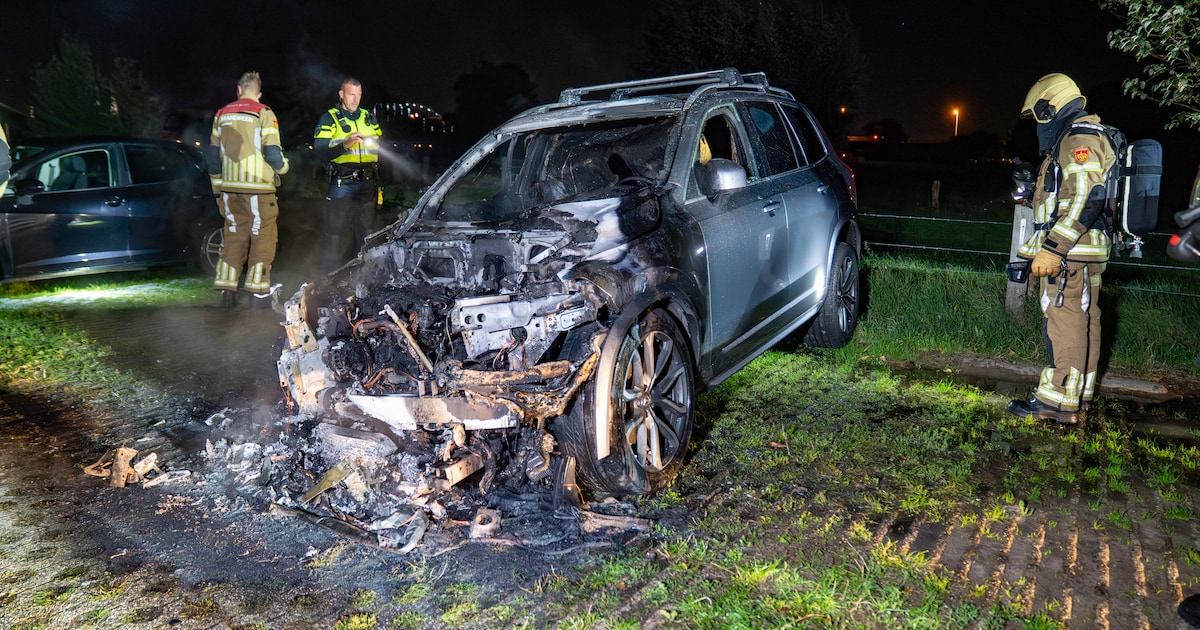 Aanmaakblokjes gevonden naast brandende auto in Deventer