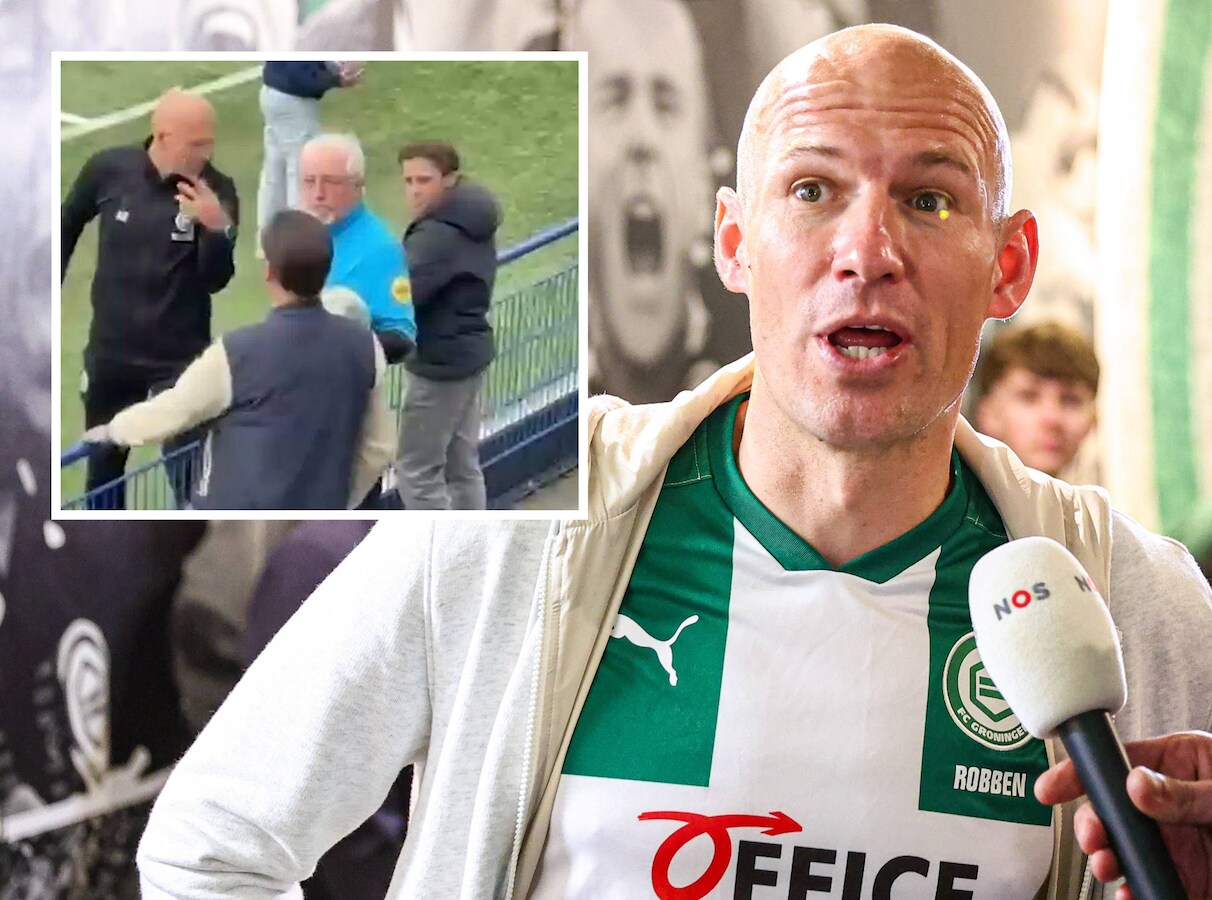 FC Groningen reageert op aanvaring tussen Robben en Wilfred Genee ...