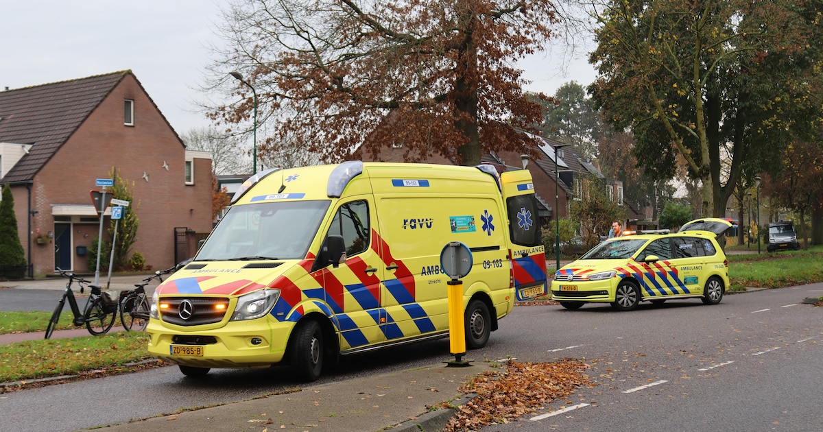 Fietser gewond na botsing in Veenendaal