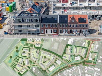 Nieuwe wijk krijgt steeds meer vorm: meer dan een derde moet straks een appartement worden