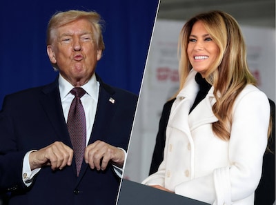‘Ik denk dat ze ze stoomt’: Trump verbaast publiek met bizarre details over slipjes Melania