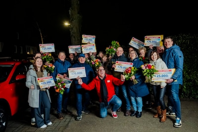 Lucky birds! Deze Edenaren winnen samen een half miljoen euro bij de Postcode Loterij