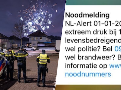 NL-Alert verstuurd vanwege ‘krankzinnige’ drukte: alleen al zeven 112-belletjes per minuut in regio Rotterdam