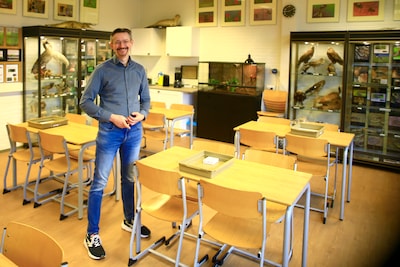 Kinderen oog in oog met kaaiman: IVN Barneveld na 65 jaar terug bij Aeres MBO