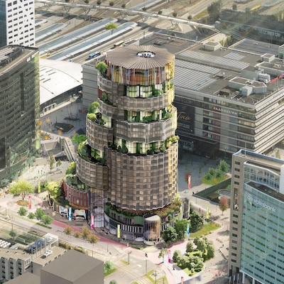 Ambitieuze woontoren die slechts zeven meter lager zou worden dan Domtoren, krijgt pijnlijk einde