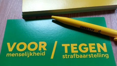 Amnesty International houdt schrijfactie in Culemborg