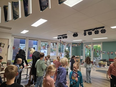 Boekenmarkt bij IKC De Toorts in Didam