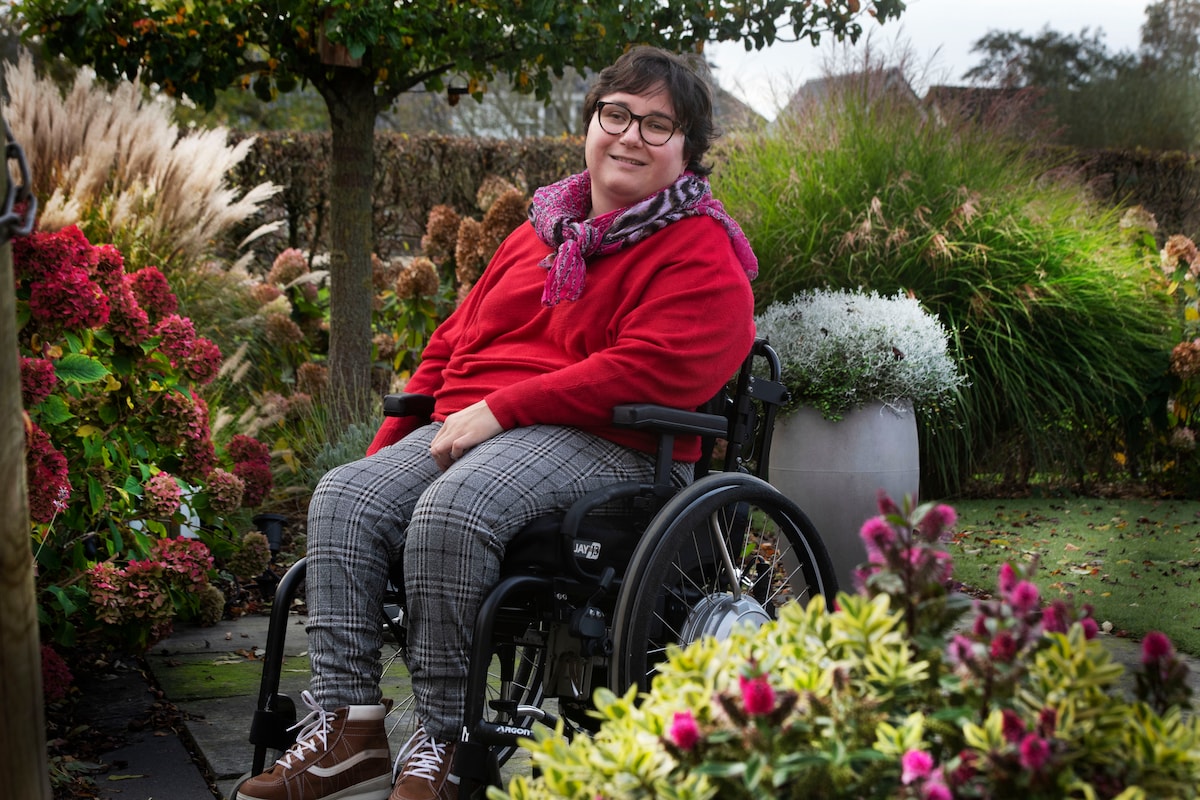 Mienke van Alphen uit Rumpt voert actie voor een speciale woning.