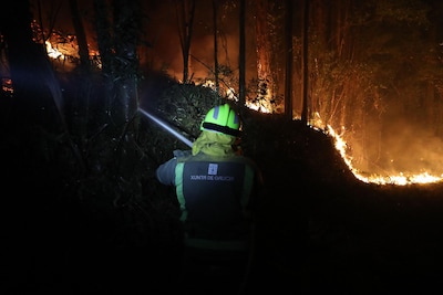 Dode bij bosbrand in Spanje