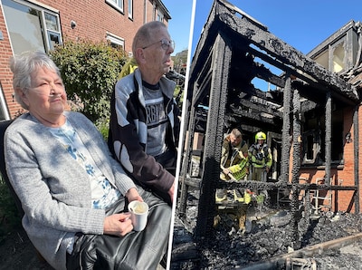 Stel op leeftijd ontsnapt ternauwernood aan vlammenzee: ‘Mijn mancave is verwoest’