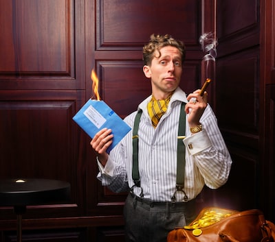 Boban Benjamin Brasspenning in Tiel met cabaretvoorstelling 'Bruto'