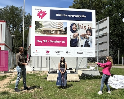 Start verbouwing studentenflat Bornsesteeg in Wageningen