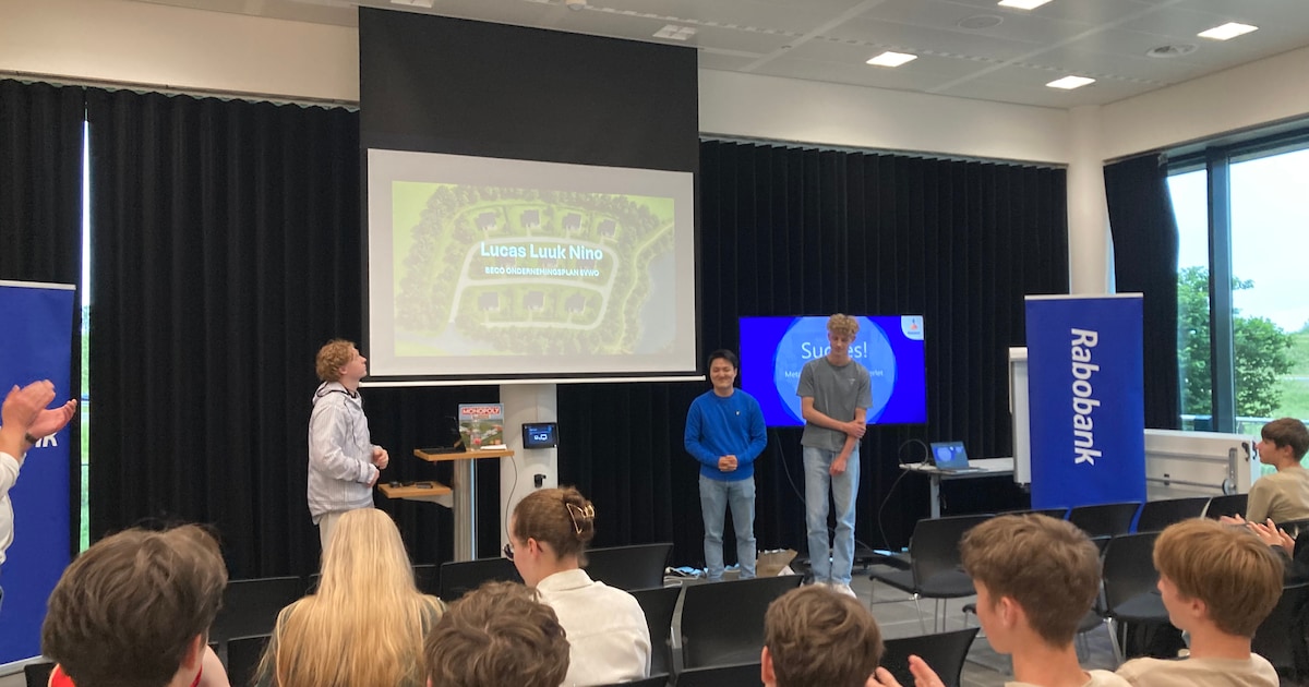 Leerlingen Stevensbeek maken beste ondernemingsplan