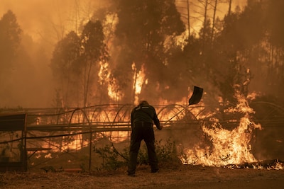 Natuurbranden Spanje: brandweerman omgekomen bij ongeval met bluswagen