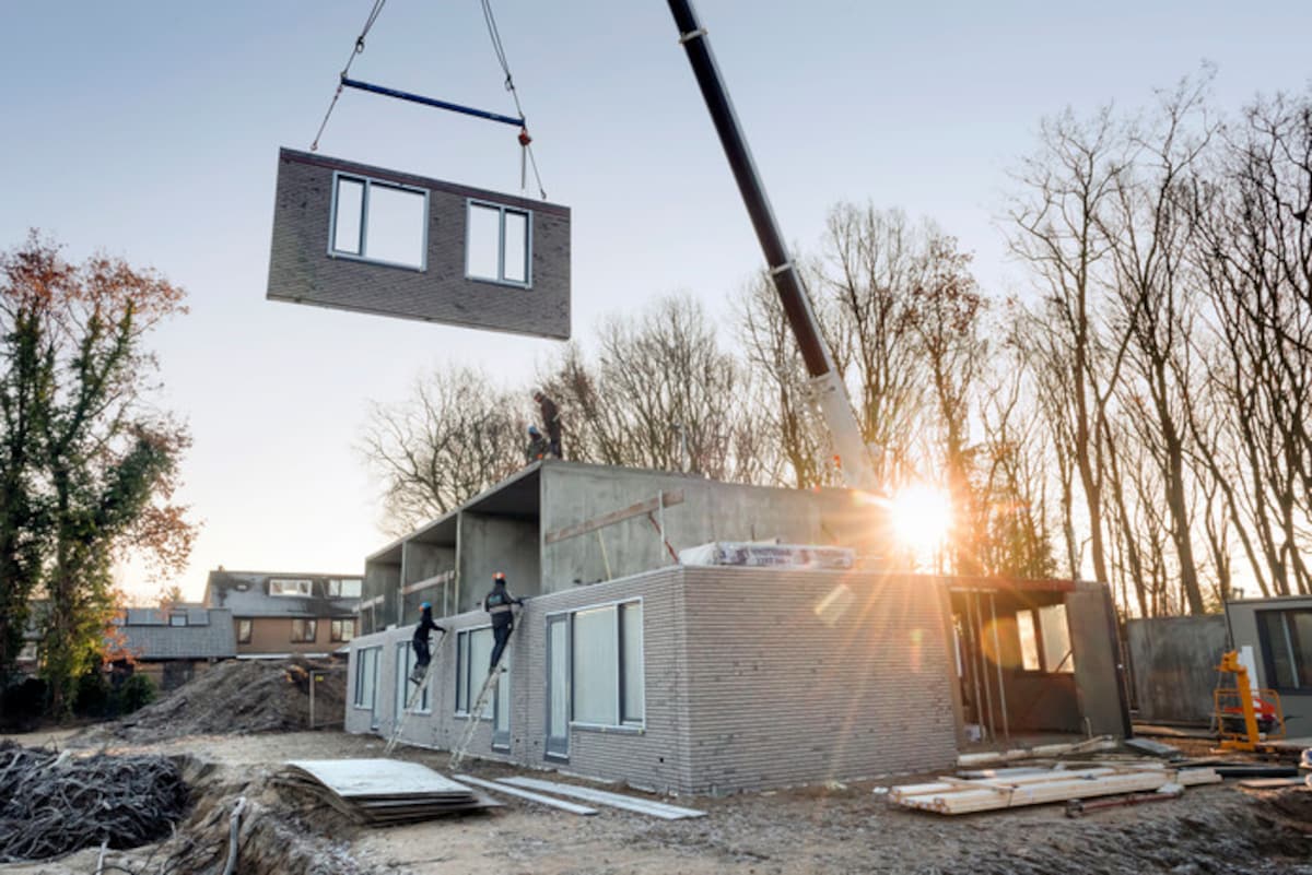 De prefab-woningen van Slokker kwamen dit jaar onder vuur te liggen na gebreken.