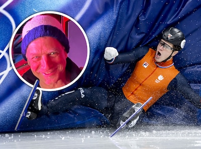 Als shorttracker Teun Boer in de finale op de grond ligt, krijgt zijn vader ‘een hartverzakking’: ‘R