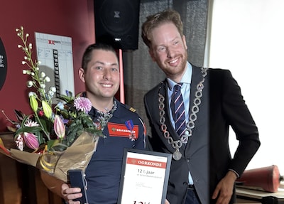 Onderscheiding voor Wageningse brandweermannen - 2025 was een ‘dynamisch’ jaar