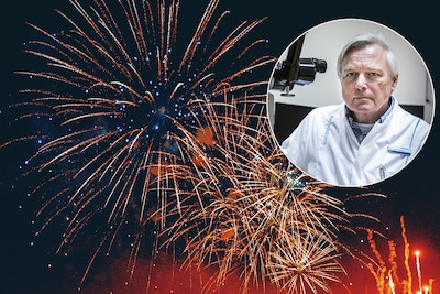 Waarschijnlijk laatste keer dat iedereen vuurwerk mag afsteken; oogspecialist proost er niet op: ‘Ik