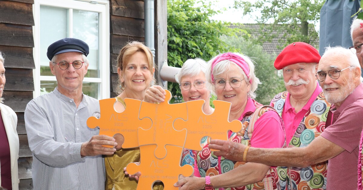 Puzzelstukje voor ALS en Joop en Riek 60 jaar getrouwd
