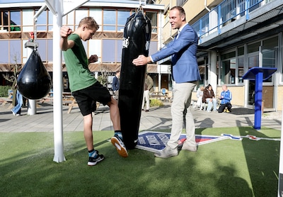Fitness op school, om leerlingen tussen de oren fitter te maken