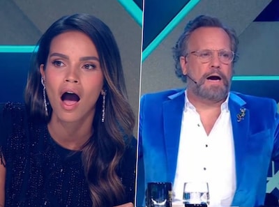 Monica Geuze vol ongemak nadat ze realityster niet herkent in Masked Singer: ‘Dat is echt erg’