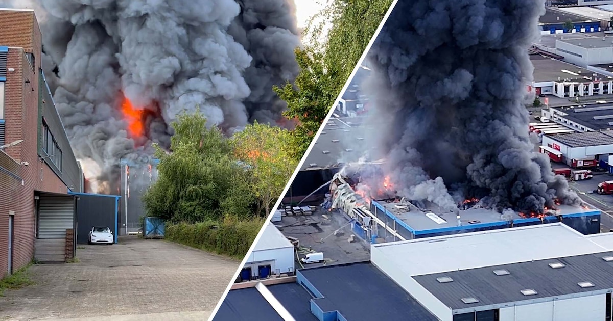 KIJK | Zwarte rook en vlammen: dit zijn de beelden van de brand in ...