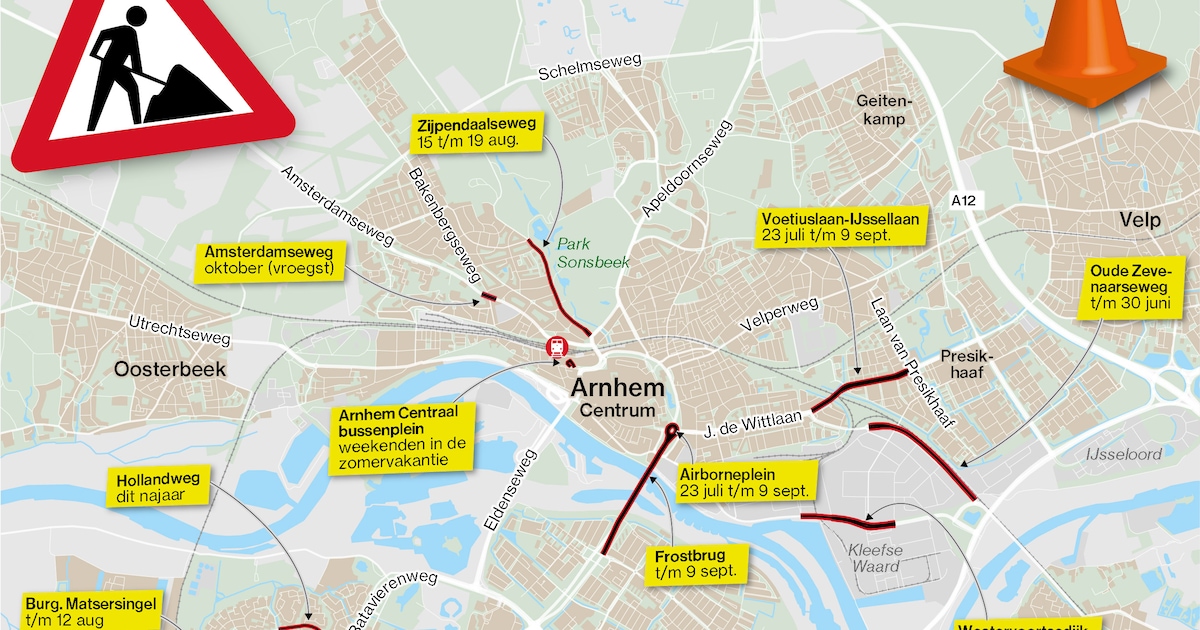 Grote kruising in Arnhem-Zuid op de schop: groene golf bij kruising Metamorfoseallee-Hollandweg