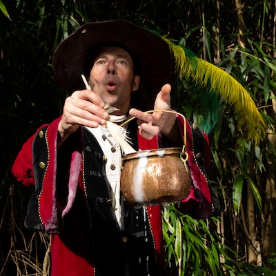 Professor Bombastix in Doorwerth tijdens kerstvakantie