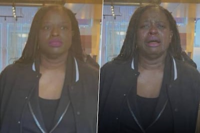 Witte Huis deelt bewerkte foto van advocate na arrestatie tijdens ICE-protest en laat haar hysterisch huilen