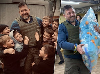 Met duizenden cadeaus vertrok Johan deze kerst naar Oekraïne: ‘Oorlog is veel dichterbij dan we denken’