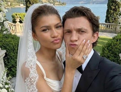 Fans trappen in virale AI-foto’s van ‘geheime bruiloft’ Zendaya en Tom Holland