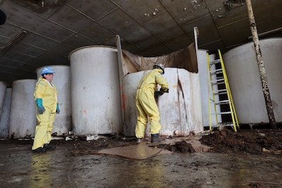 Canadees dorp na meer dan twintig jaar verlost van 900.000 liter rottende vissaus