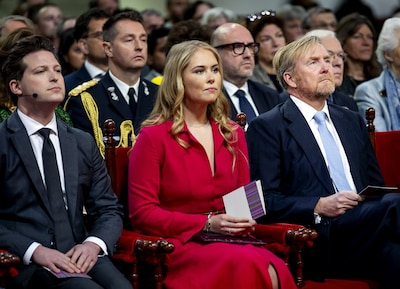 Amalia met koning bij 80 jaar parlementaire vrijheid, in Máxima’s jurk én met nieuwe Kamervoorzitter