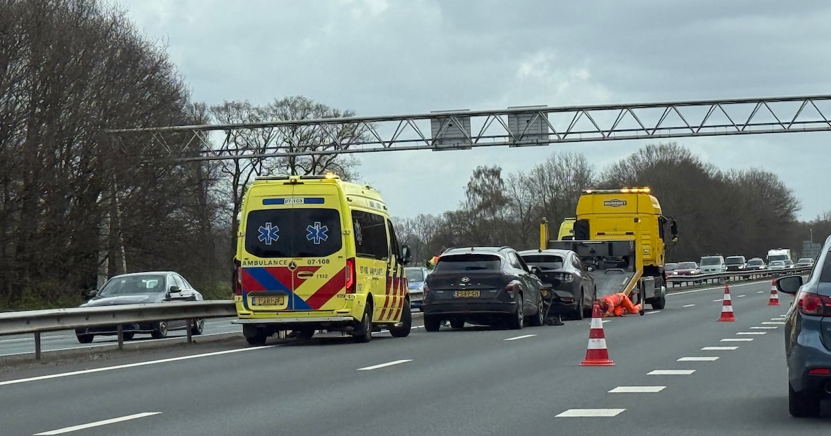 Omleiding wegens ongeluk op A1 bij Voorthuizen ingetrokken