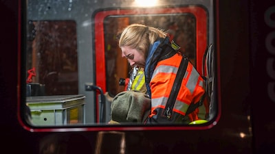 Brandweer rukt uit voor kat die door ijs zakt, probeert onderkoeld beest te redden
