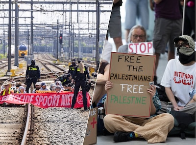 XR-demonstranten zorgden met spoorblokkade van halfuur voor schade van meer dan 100.000 euro