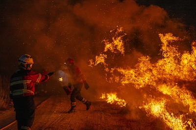 Bosbranden in Spanje en Portugal: ‘Vuur kan zich snel verspreiden door harde wind’