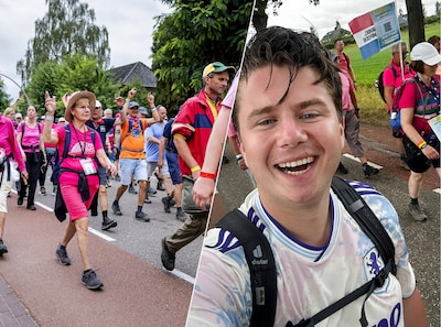 Radio-dj Dylan Boet heeft spijt van zijn grote mond: ‘Had ik maar niet gezegd dat ik de Vierdaagse op mijn sloffen kan lopen’