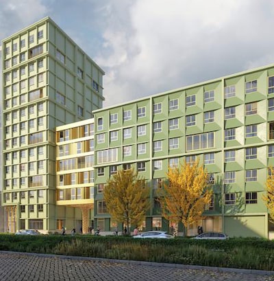 Nieuw studentencomplex met bijna 500 kamers in Utrecht