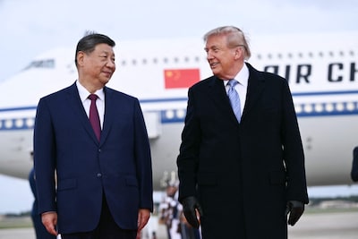 Chinese president Xi aangekomen in VS voor driedaags staatsbezoek, Trump haalt hem zelf op