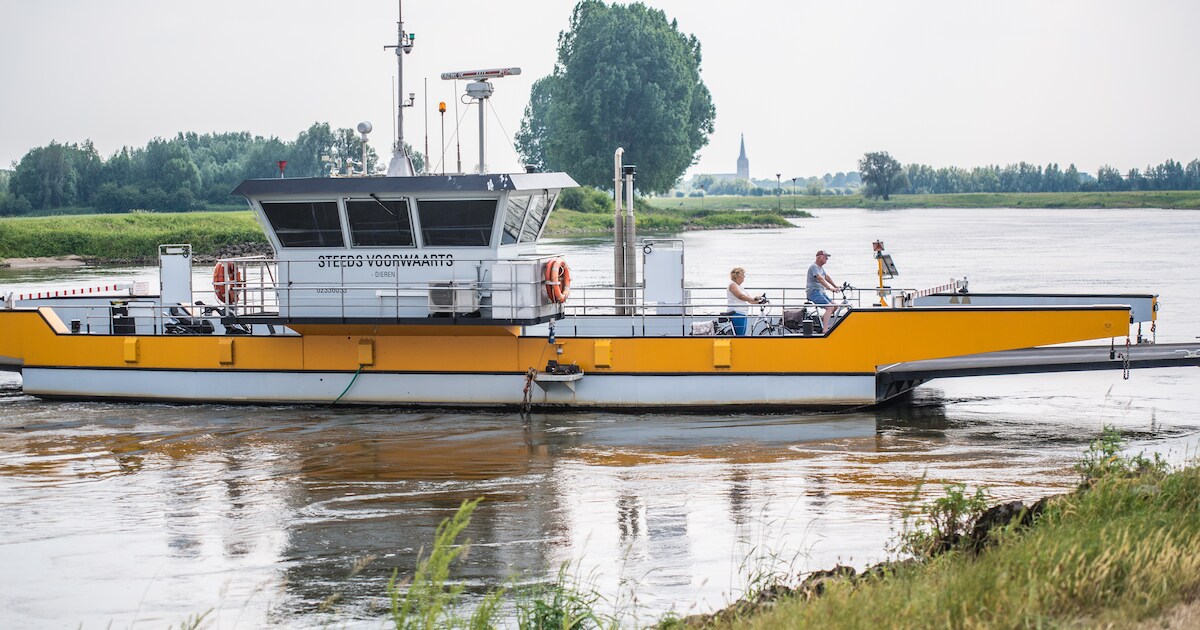 Pontje Dieren-Olburgen vanwege schade vanaf maandag enkele dagen uit de vaart
