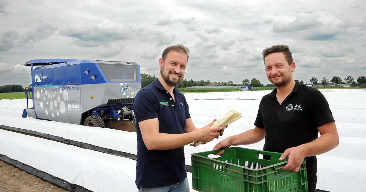 Revolutie in aspergeteelt: oogst van 9000 stuks per uur met (bijna) volautomatische baantjestrekker