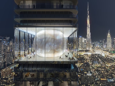 Dubai krijgt ‘Rotterdamse’ woontoren: gigantische parel in de top en uitzicht op de Burj Khalifa